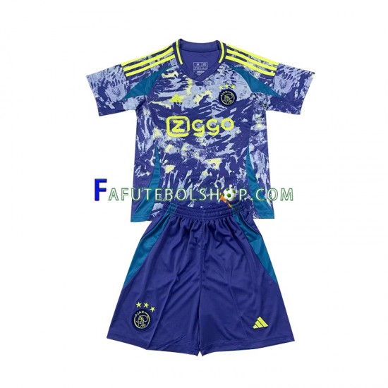 Camisa 2 AFC Ajax 2024-2025 manga curta ,infantil