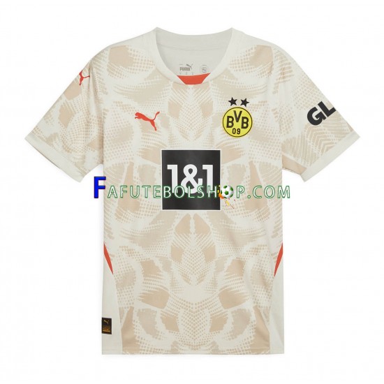 Camisa Goleiro 2 Borussia Dortmund 2024-2025 manga curta ,Masculino