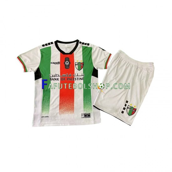 Camisa 1 Club Deportivo Palestino 2024-2025 manga curta ,infantil