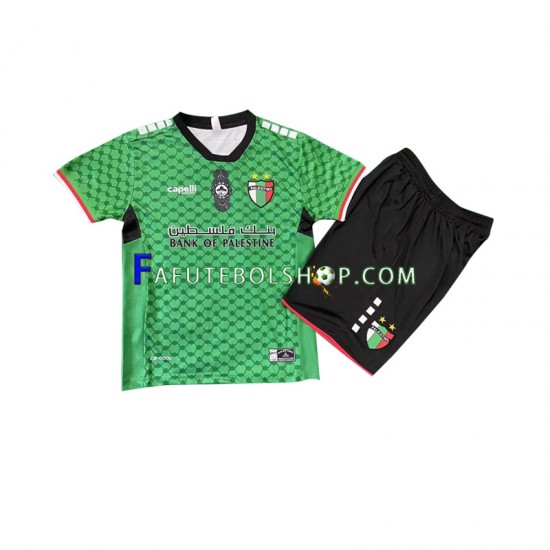 Camisa Goleiro 2 Club Deportivo Palestino 2024-2025 manga curta ,infantil