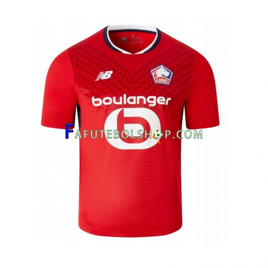 Camisa 1 LOSC Lille 2024-2025 manga curta ,Masculino