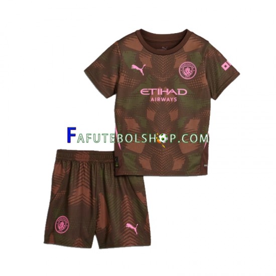 Camisa Goleiro 1 Manchester City 2024-2025 manga curta ,infantil