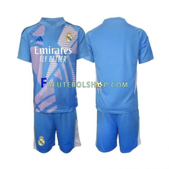 Camisa Goleiro 1 Real Madrid 2024-2025 manga curta ,infantil