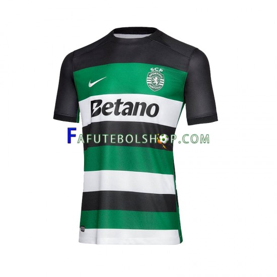 Camisa 1 Sporting CP 2024-2025 manga curta ,Masculino