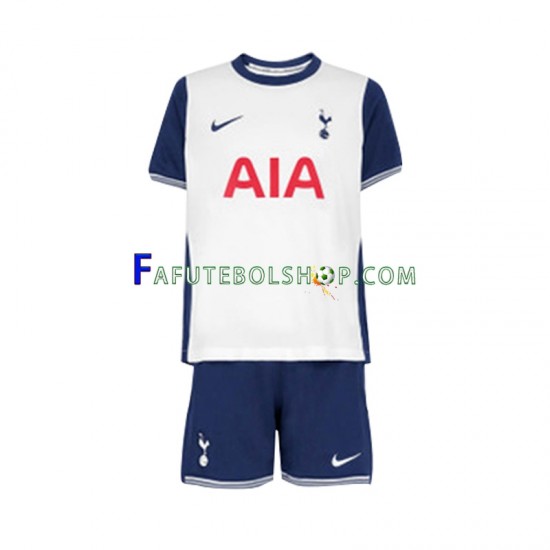 Camisa 1 Tottenham Hotspur 2024-2025 manga curta ,infantil