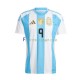 Camisa 1 Argentina Julian Alvarez 9 Copa America 2024 manga curta ,Masculino