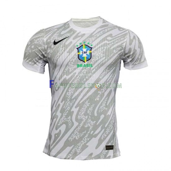 Camisa Goleiro 1 Brasil Copa America 2024 manga curta ,Masculino