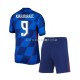 Camisa 2 Croácia Andrej Kramaric 9 Euro 2024 manga curta ,infantil