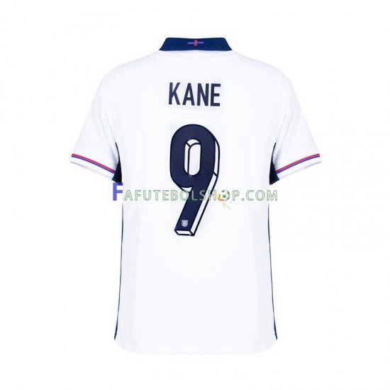 Camisa 1 Inglaterra Harry Kane 9 Euro 2024 manga curta ,Masculino