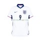 Camisa 1 Inglaterra Harry Kane 9 Euro 2024 manga curta ,Masculino