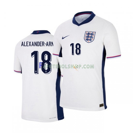 Camisa 1 Inglaterra Trent Alexander-Arnold 18 Euro 2024 manga curta ,Masculino