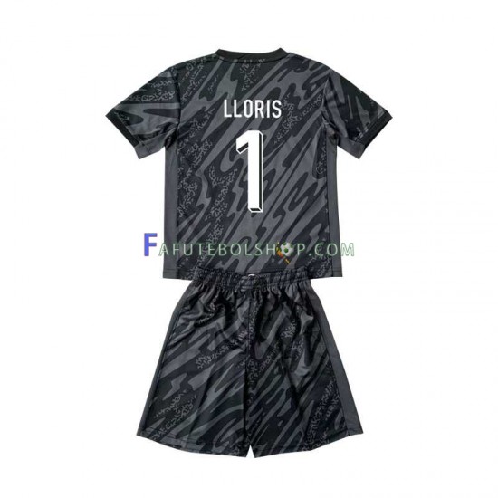 Camisa Goleiro 2 França Hugo Lloris 1 Euro 2024 manga curta ,infantil