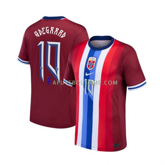 Camisa 1 Noruega Martin Odegaard 10 2024 manga curta ,Masculino