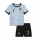 Camisa 2 Portugal Cristiano Ronaldo 7 Euro 2024 manga curta ,infantil