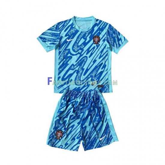 Camisa Goleiro 3 Portugal Euro 2024 manga curta ,infantil