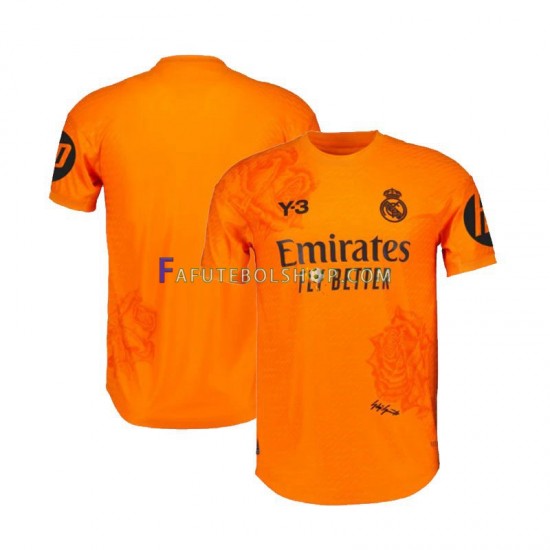 Camisa Goleiro 3 Real Madrid Y3 2023-2024 manga curta ,Masculino ,infantil