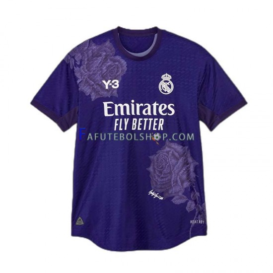 Camisa 4 Real Madrid Jude Bellingham 5 Y-3 2023-2024 manga curta ,Masculino