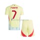 Camisa 2 Espanha Alvaro Morata 7 Euro 2024 manga curta ,infantil