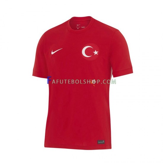 Camisa 2 Turquia Euro 2024 manga curta ,Masculino