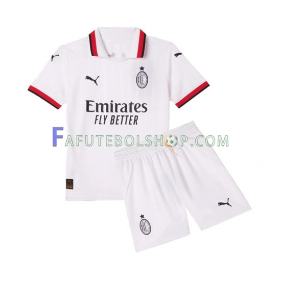 Camisa 2 AC Milan 2024-2025 manga curta ,infantil