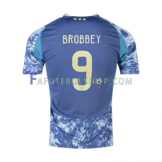 Camisa 2 AFC Ajax Brian Brobbey 9 2024-2025 manga curta ,Masculino