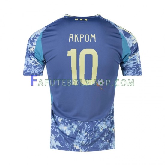 Camisa 2 AFC Ajax Chuba Akpom 10 2024-2025 manga curta ,Masculino