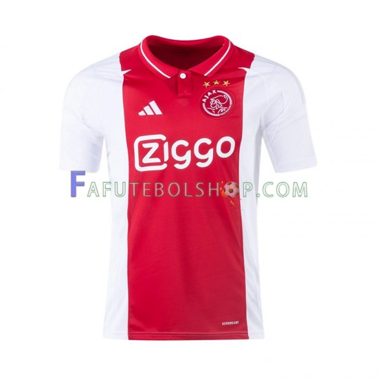 Camisa 1 AFC Ajax 2024-2025 manga curta ,Masculino