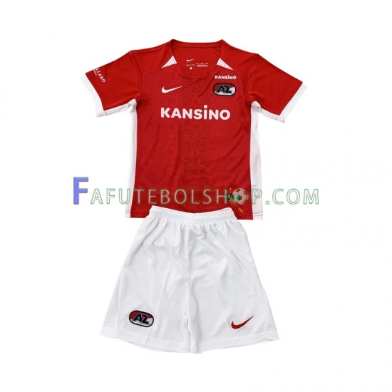 Camisa 1 AZ Alkmaar 2024-2025 manga curta ,infantil