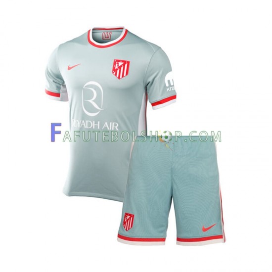 Camisa 2 Atlético de Madrid 2024-2025 manga curta ,infantil