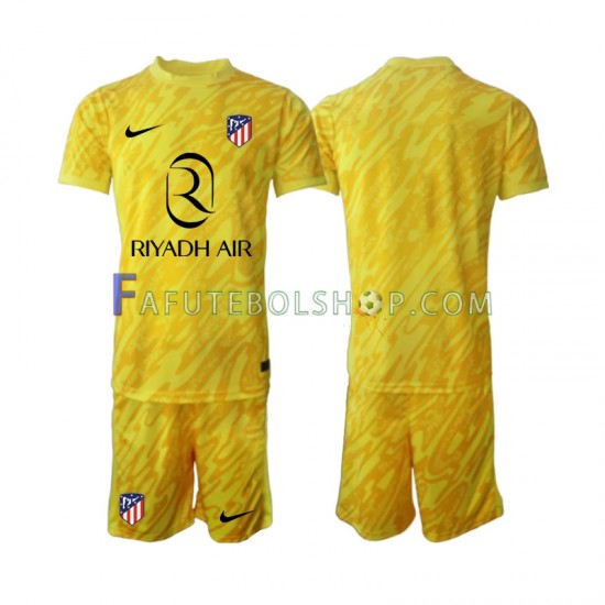 Camisa Goleiro 3 Atlético de Madrid 2024-2025 manga curta ,infantil