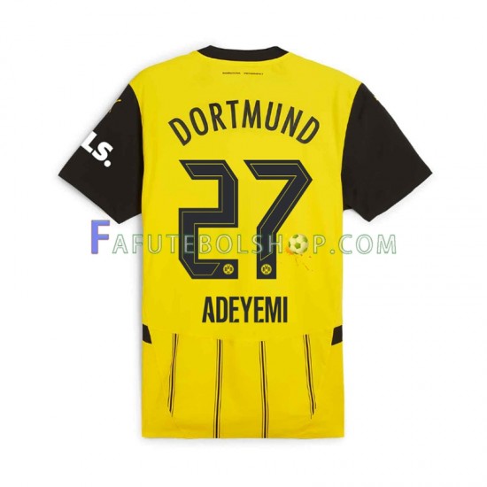 Camisa 1 Borussia Dortmund Karim Adeyemi 27 2024-2025 manga curta ,Masculino