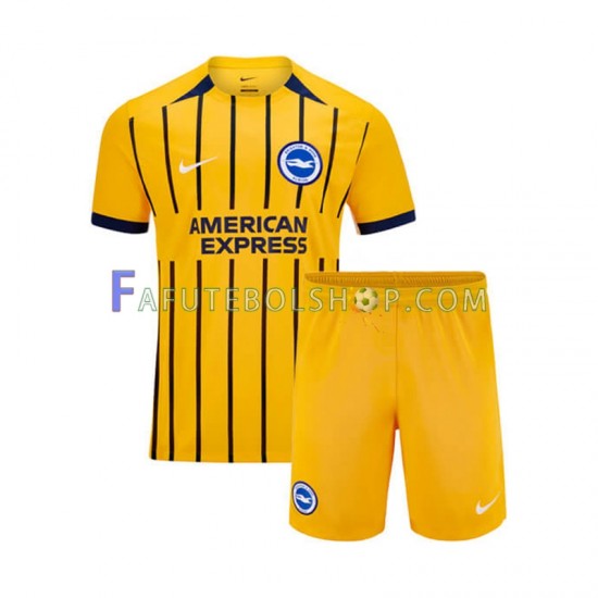 Camisa 2 Brighton Hove Albion 2024-2025 manga curta ,infantil