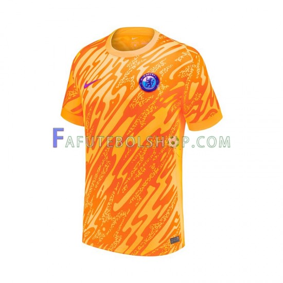 Camisa Goleiro 1 Chelsea 2024-2025 manga curta ,Masculino