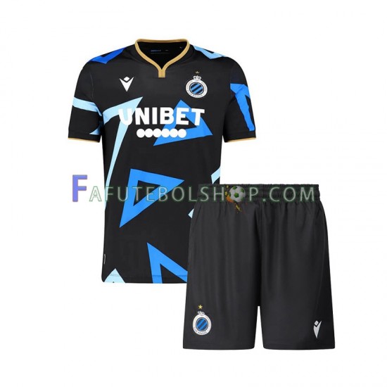 Camisa 4 Club Brugge 2023-2024 manga curta ,infantil