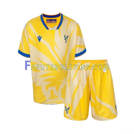 Camisa 2 Crystal Palace 2024-2025 manga curta ,infantil