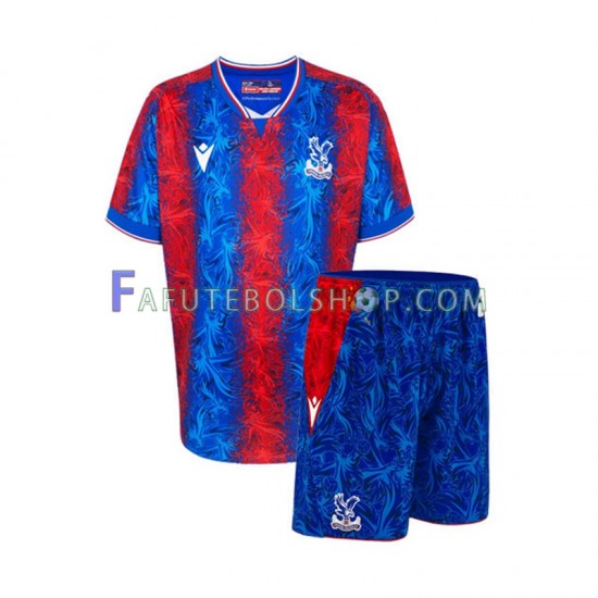 Camisa 1 Crystal Palace 2024-2025 manga curta ,infantil