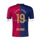 Camisa 1 FC Barcelona Lamine Yamal 19 2024-2025 manga curta ,Masculino