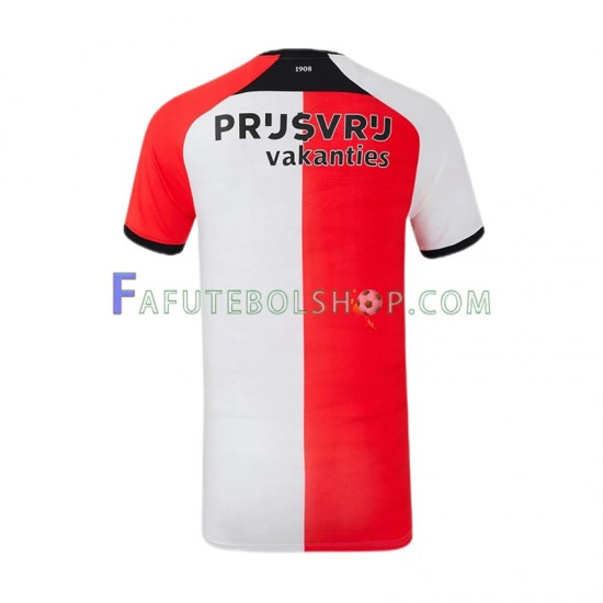 Camisa 1 Feyenoord Rotterdam 2024-2025 manga curta ,Masculino