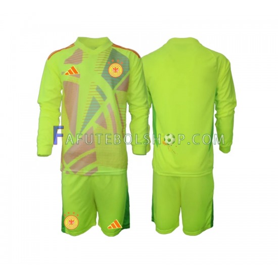 Camisa Goleiro 2 Alemanha Euro 2024 manga longa ,infantil