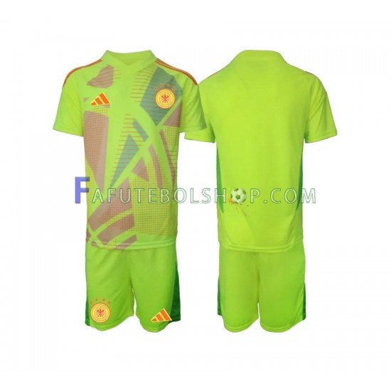 Camisa Goleiro 2 Alemanha Euro 2024 manga curta ,infantil