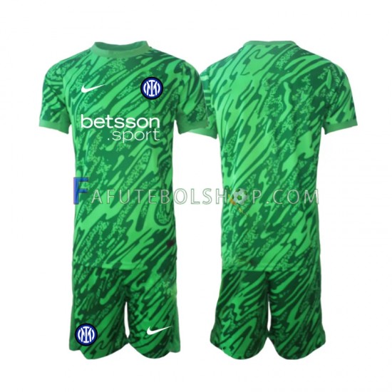 Camisa Goleiro 1 Internazionale 2024-2025 manga curta ,infantil