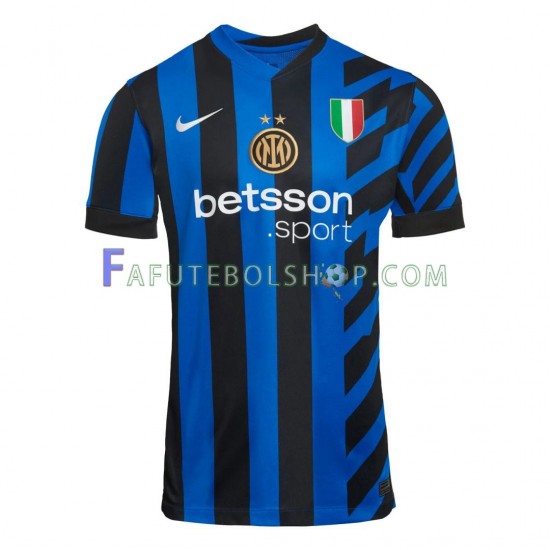 Camisa 1 Internazionale 2024-2025 manga curta ,Masculino