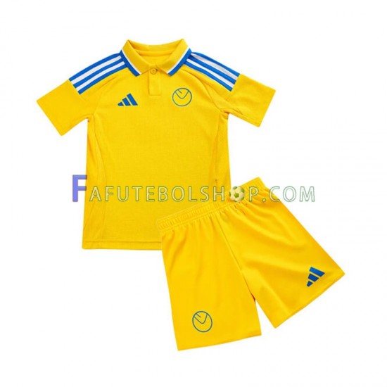 Camisa 2 Leeds United 2024-2025 manga curta ,infantil