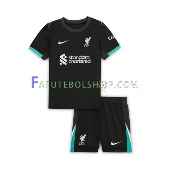 Camisa 2 Liverpool 2024-2025 manga curta ,infantil