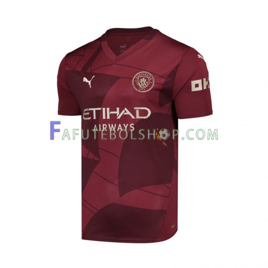 Camisa 3 Manchester City 2024-2025 manga curta ,Masculino