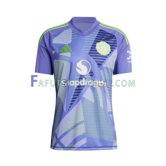 Camisa Goleiro 1 Manchester United 2024-2025 manga curta ,Masculino