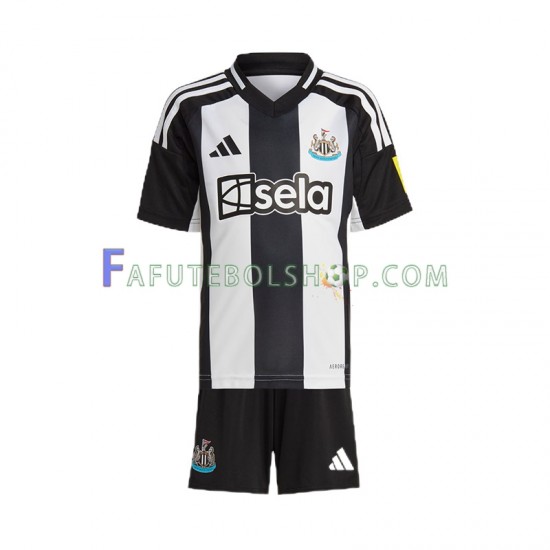 Camisa 1 Newcastle United Preto 2024-2025 manga curta ,infantil