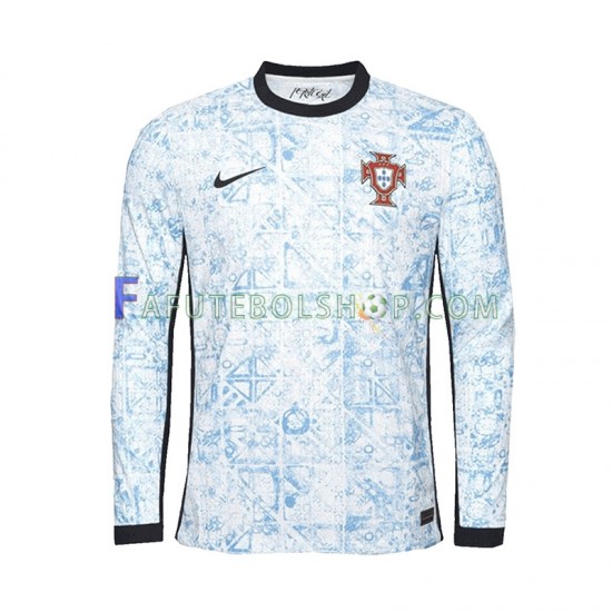 Camisa 2 Portugal Euro 2024 manga longa ,Masculino