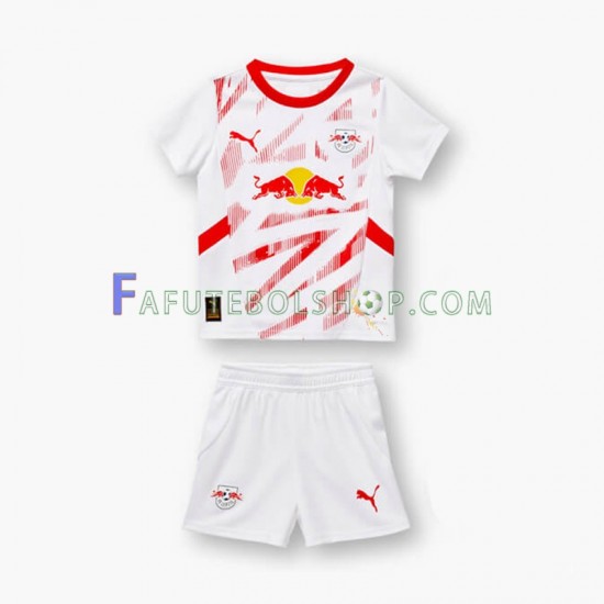 Camisa 1 RB Leipzig 2024-2025 manga curta ,infantil