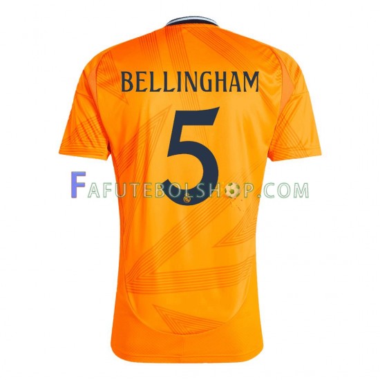 Camisa 2 Real Madrid BELLINGHAM 5 2024-2025 manga curta ,Masculino